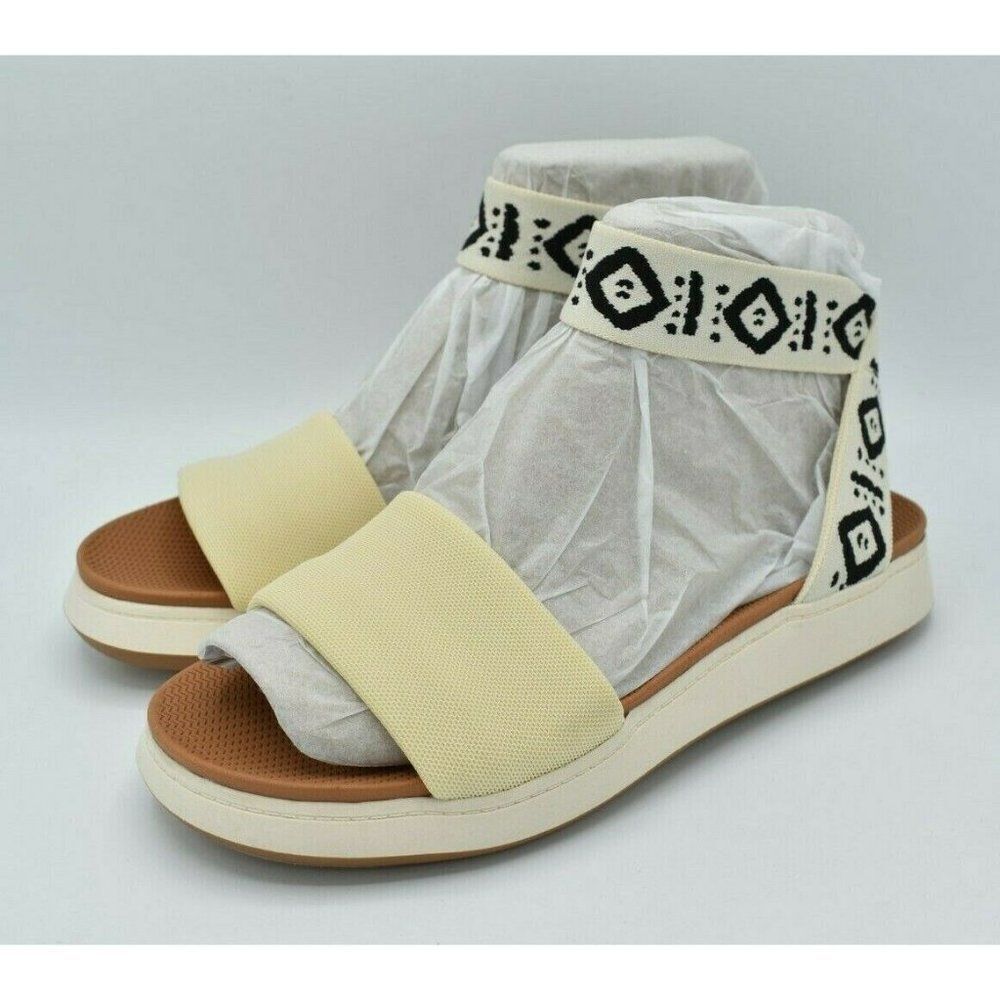 Zodiac Womens Size 7.5 M Cyprus Flatform Birch Multi Tan Brown Gladiator Sandals - Picture 4 of 11